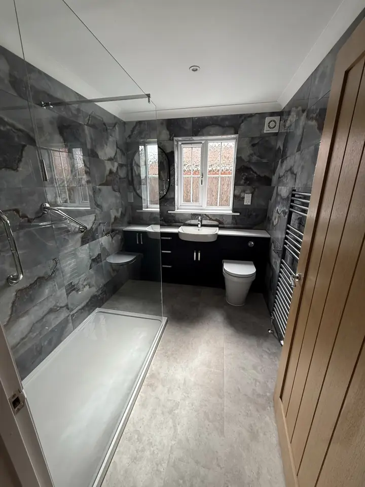 Recently finished bathroom by CMS