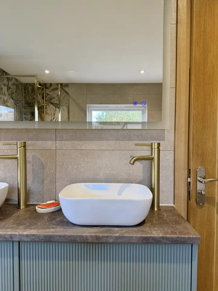 Modern bathroom suite
