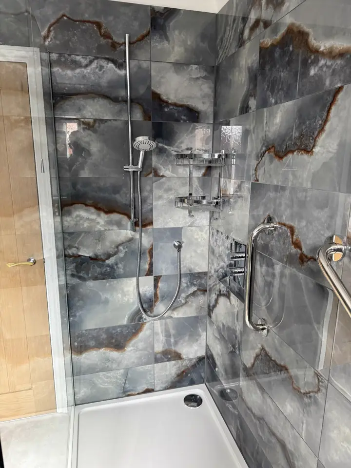 Recently completed bathroom in Lincolnshire